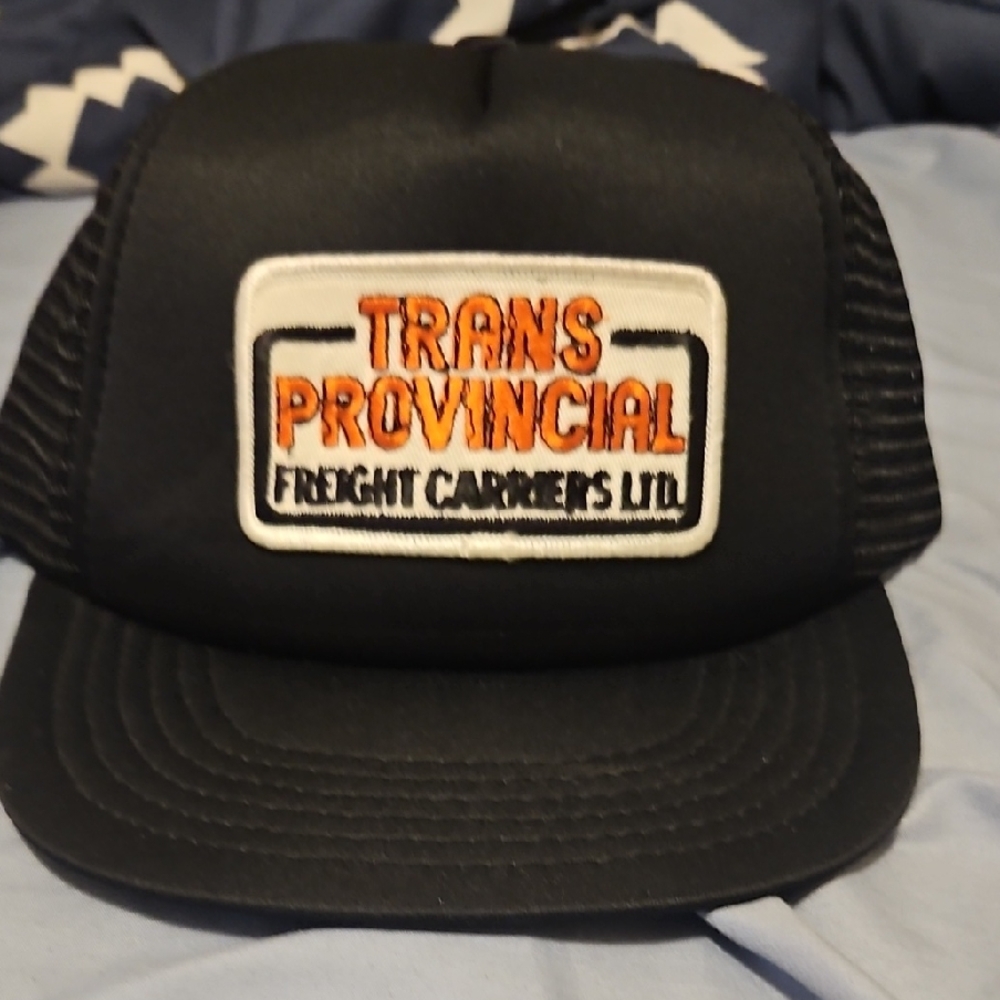 Trans Provincial Black Trucker Hat